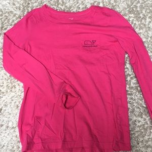 pink vineyard vines long sleeve